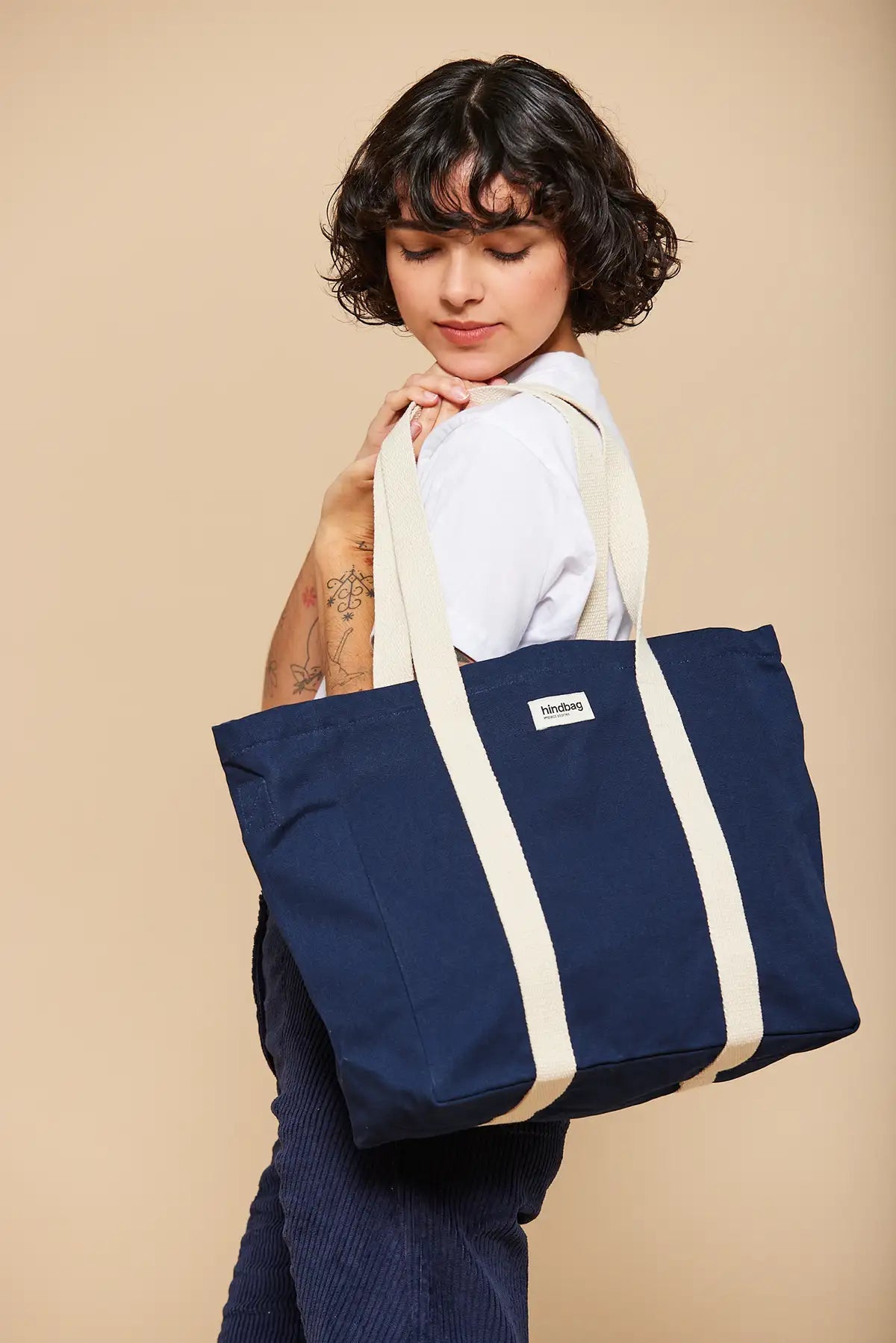 Cesar tote bag - Navy