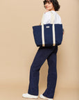 Cesar tote bag - Navy