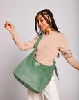 Claire bag - Mint Green Corduroy