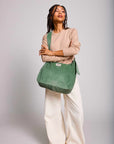 Claire bag - Mint Green Corduroy
