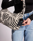 Emile multipocket bag - Zebra Ecru
