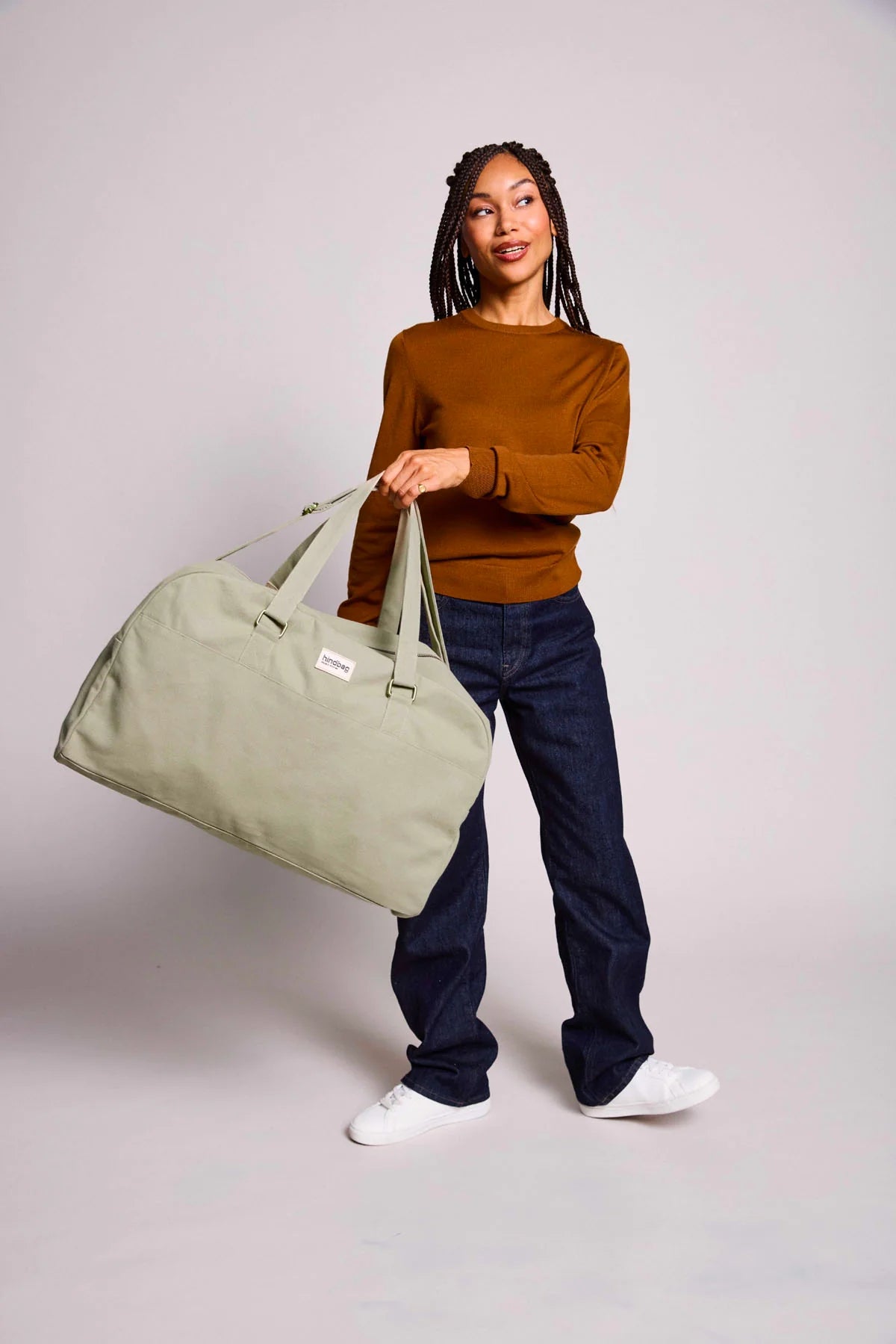 Yves travel bag - Clay green