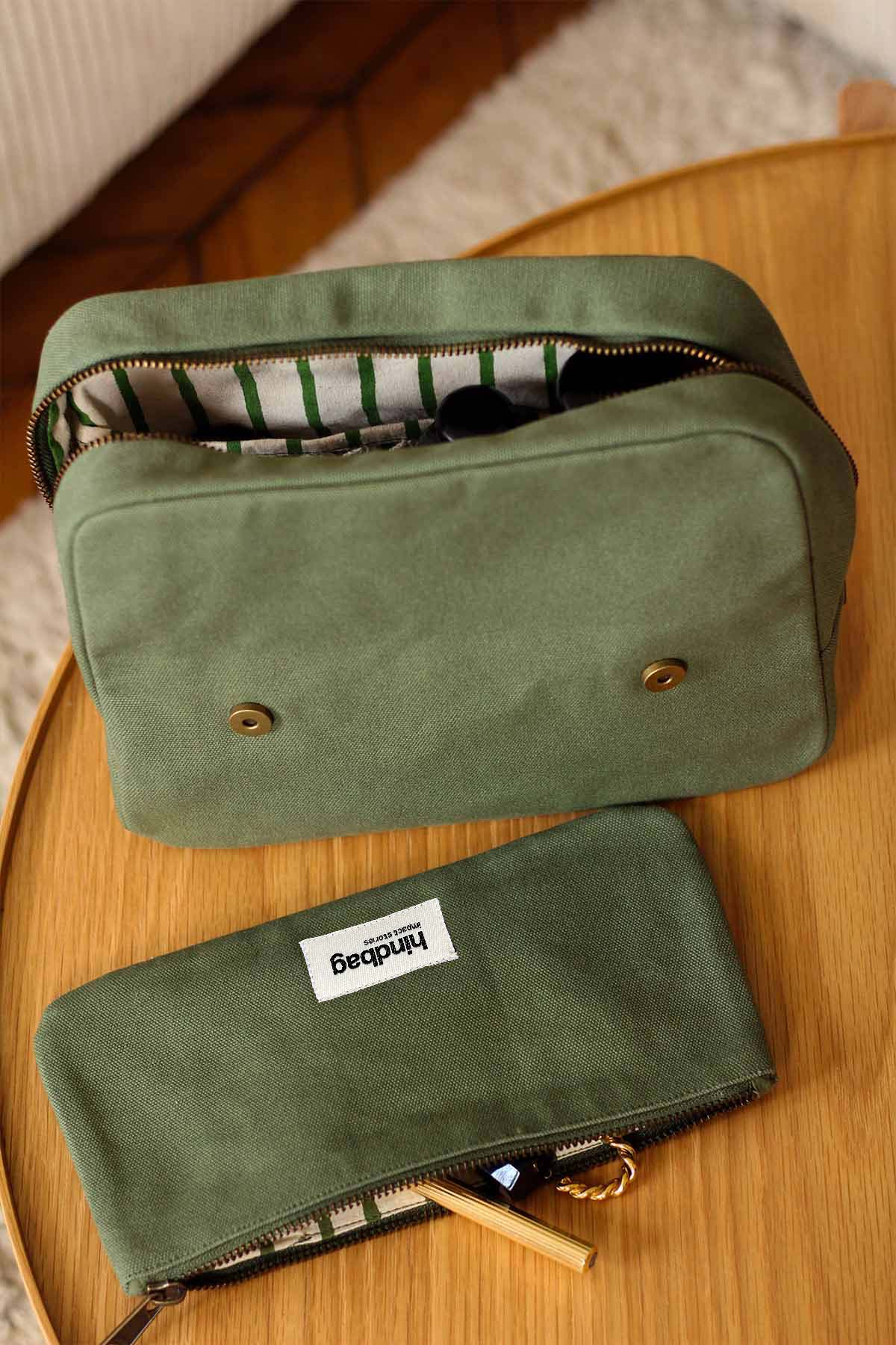 XL Alix snyrtitaska - Olive green