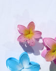 Small Hawaiian Flower Clip - Paradise Pink
