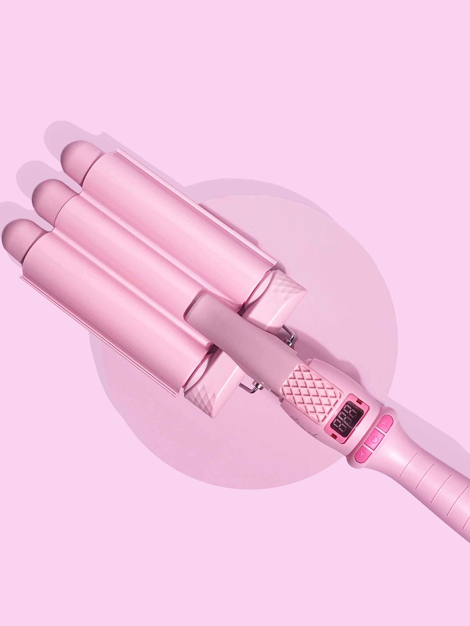 Mermade Pro Mini Hair Waver - 25mm Pink