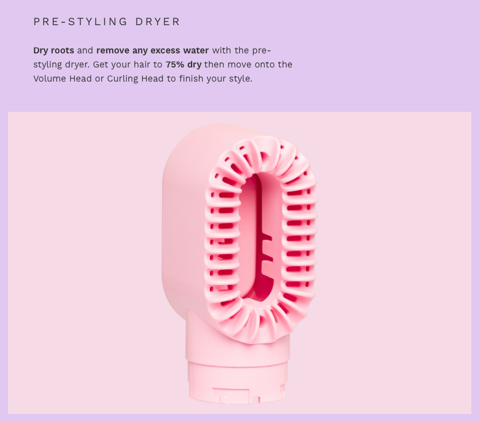 Interchangeable Blow Dry Brush