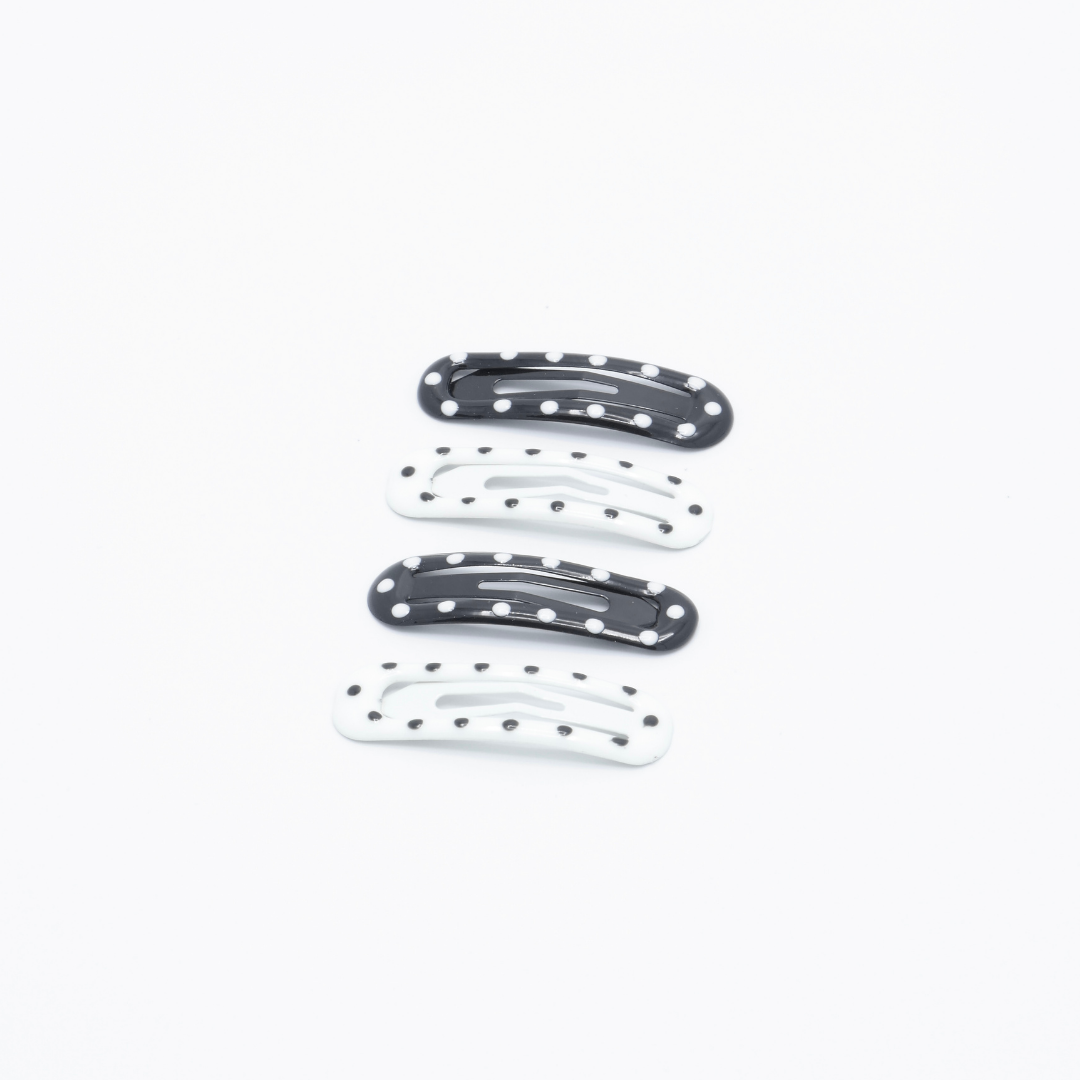 Hárspennur - Polka Dot (Oval)