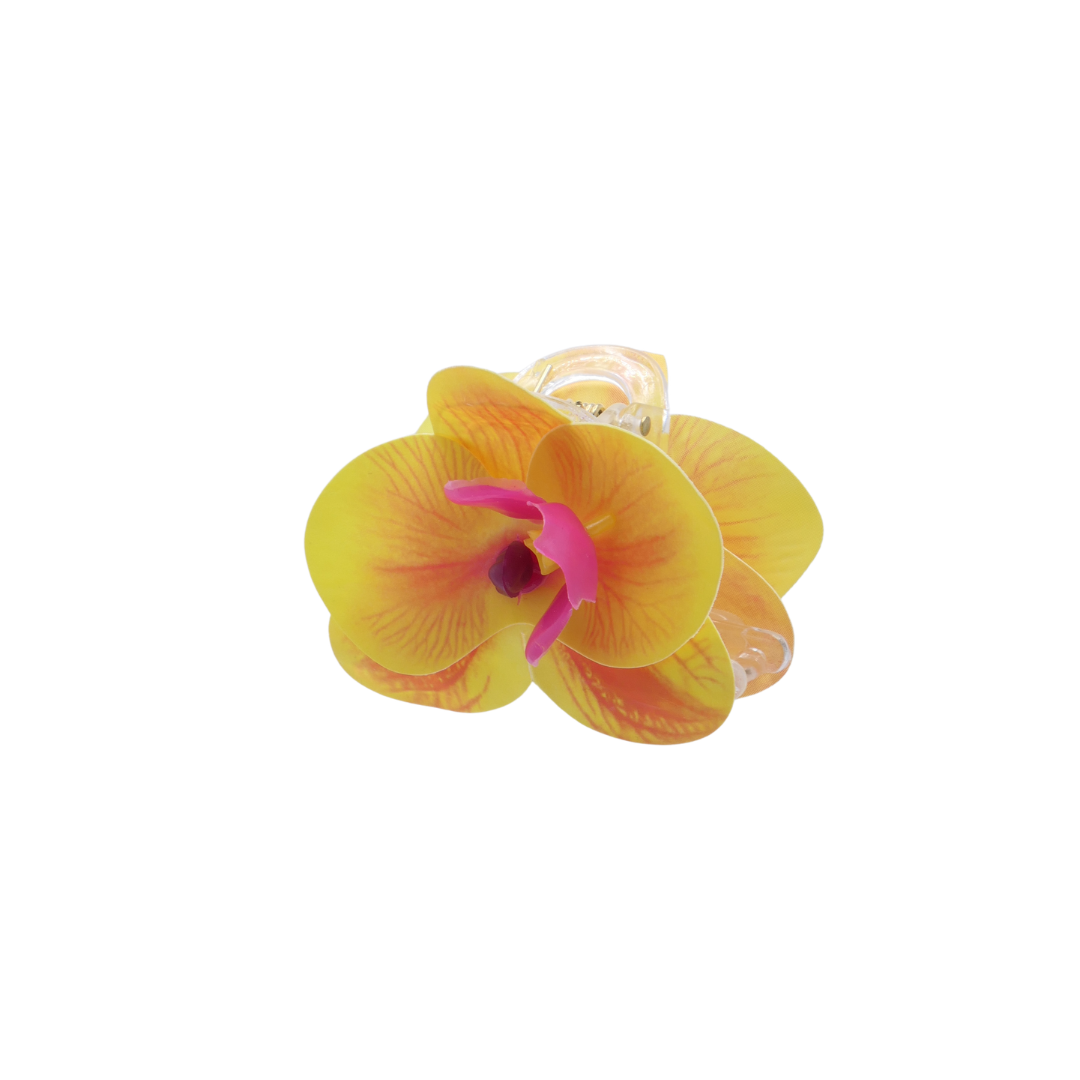 Orchid Flower Clip - Summer Sunset