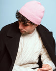 Wool Beanie - Pink