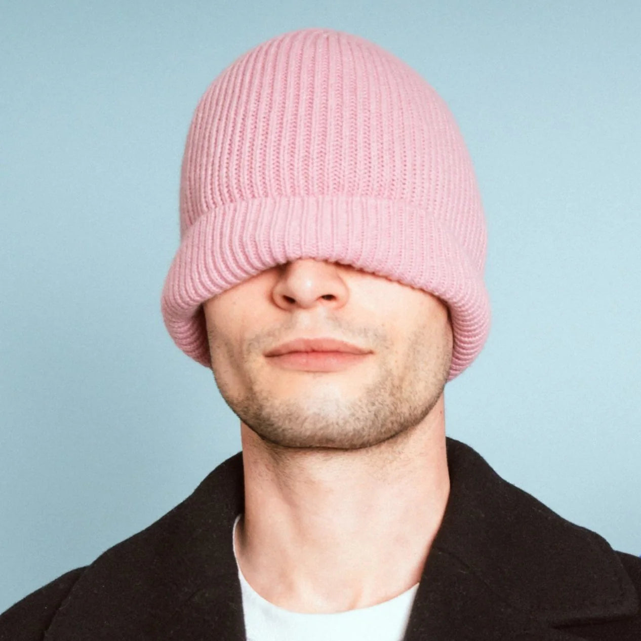 Wool Beanie - Pink