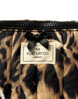 Marshmallow Flat Lay Makeup Box Bag - Warped Leopard