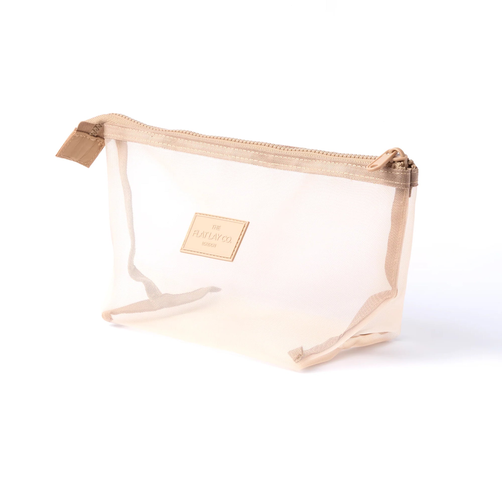 Mesh Essential Makeup Pouch - Taupe