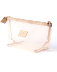 Mesh Essential Makeup Pouch - Taupe