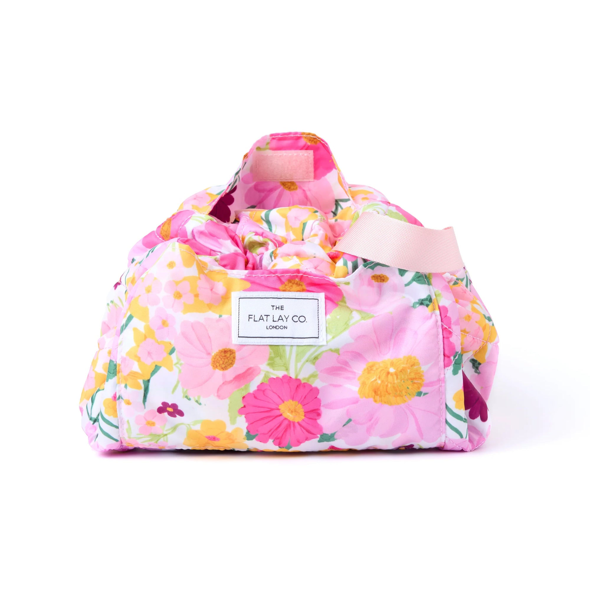 Drawstring Makeup Bag - Bouquet Flowers