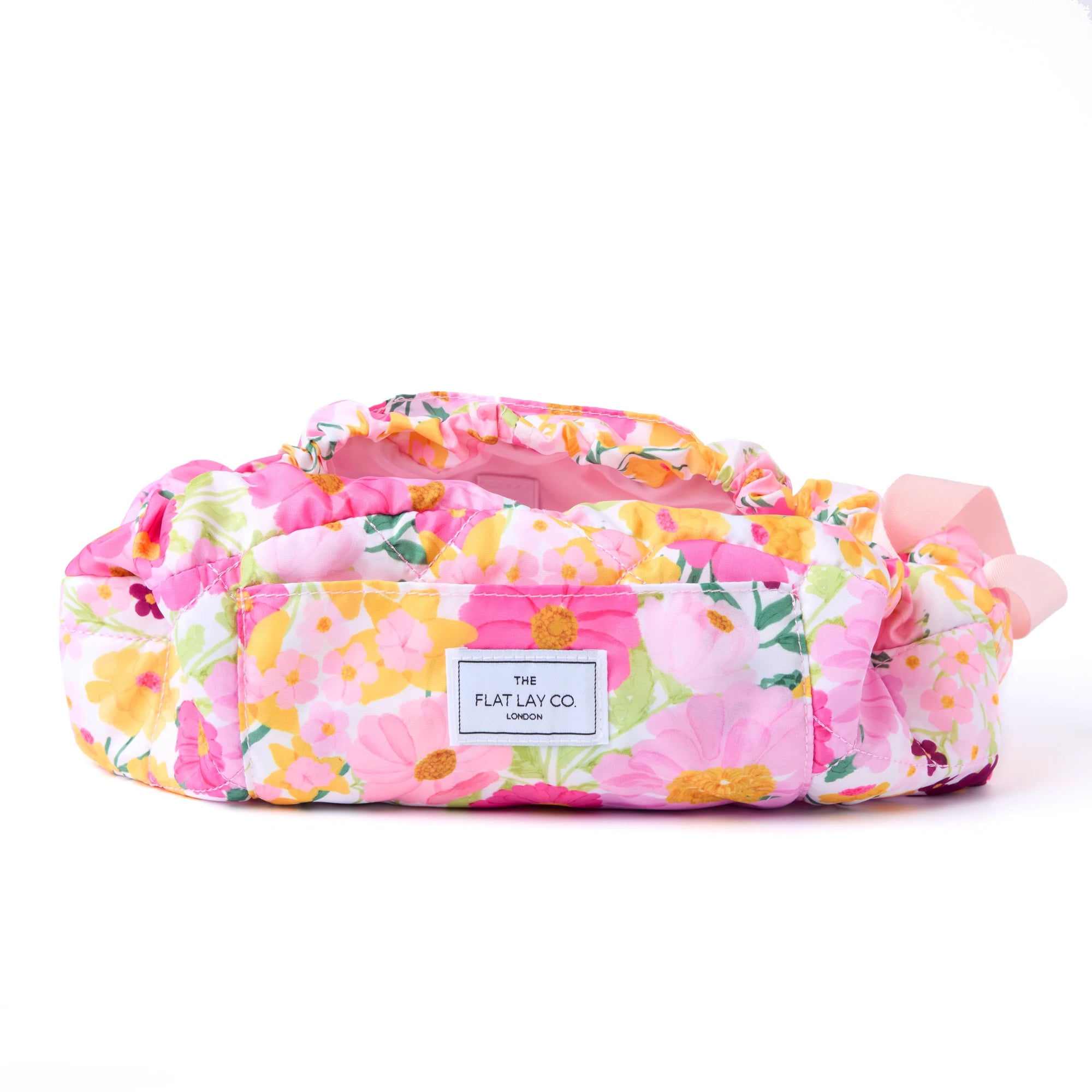 Drawstring Makeup Bag - Bouquet Flowers