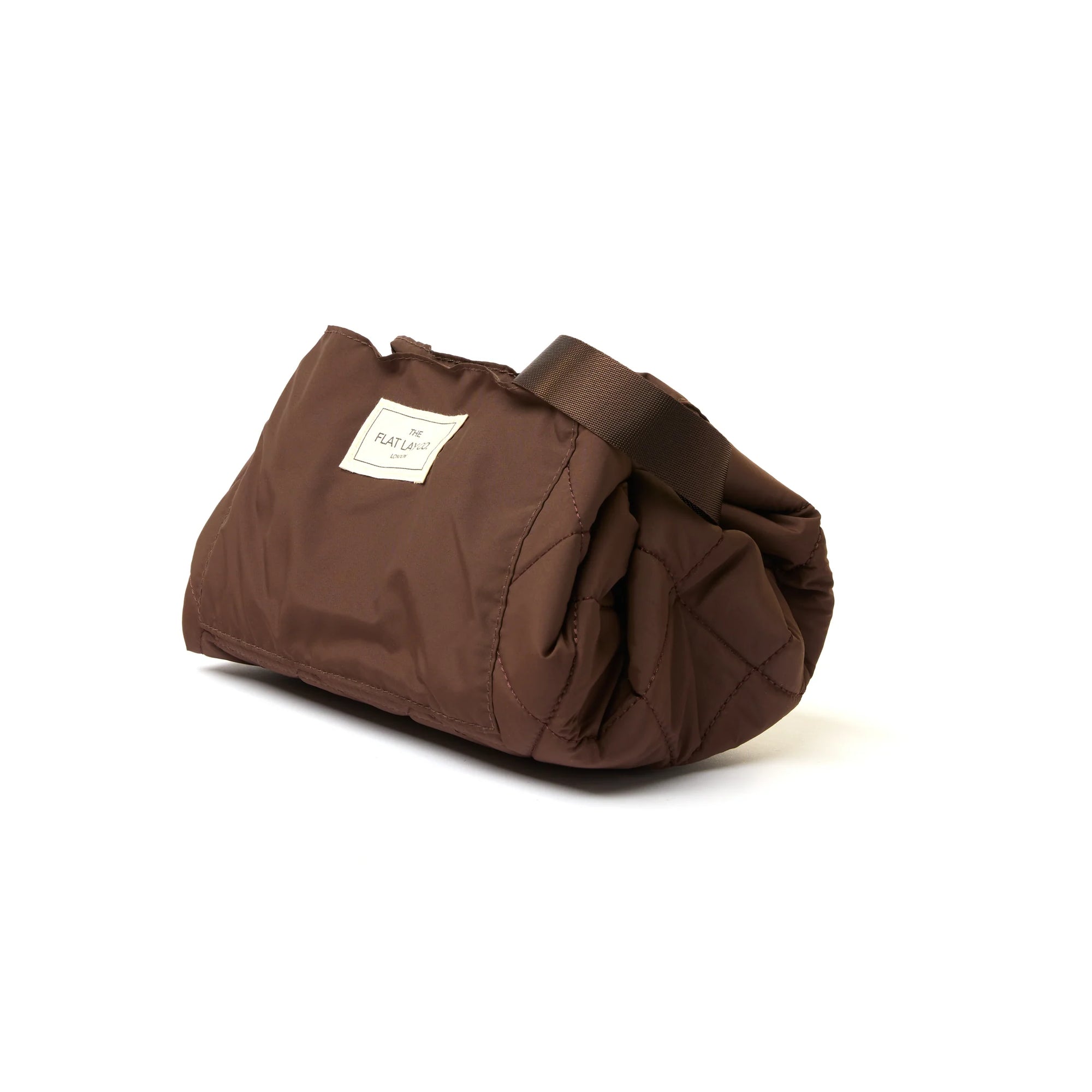 Drawstring Makeup Bag - Espresso