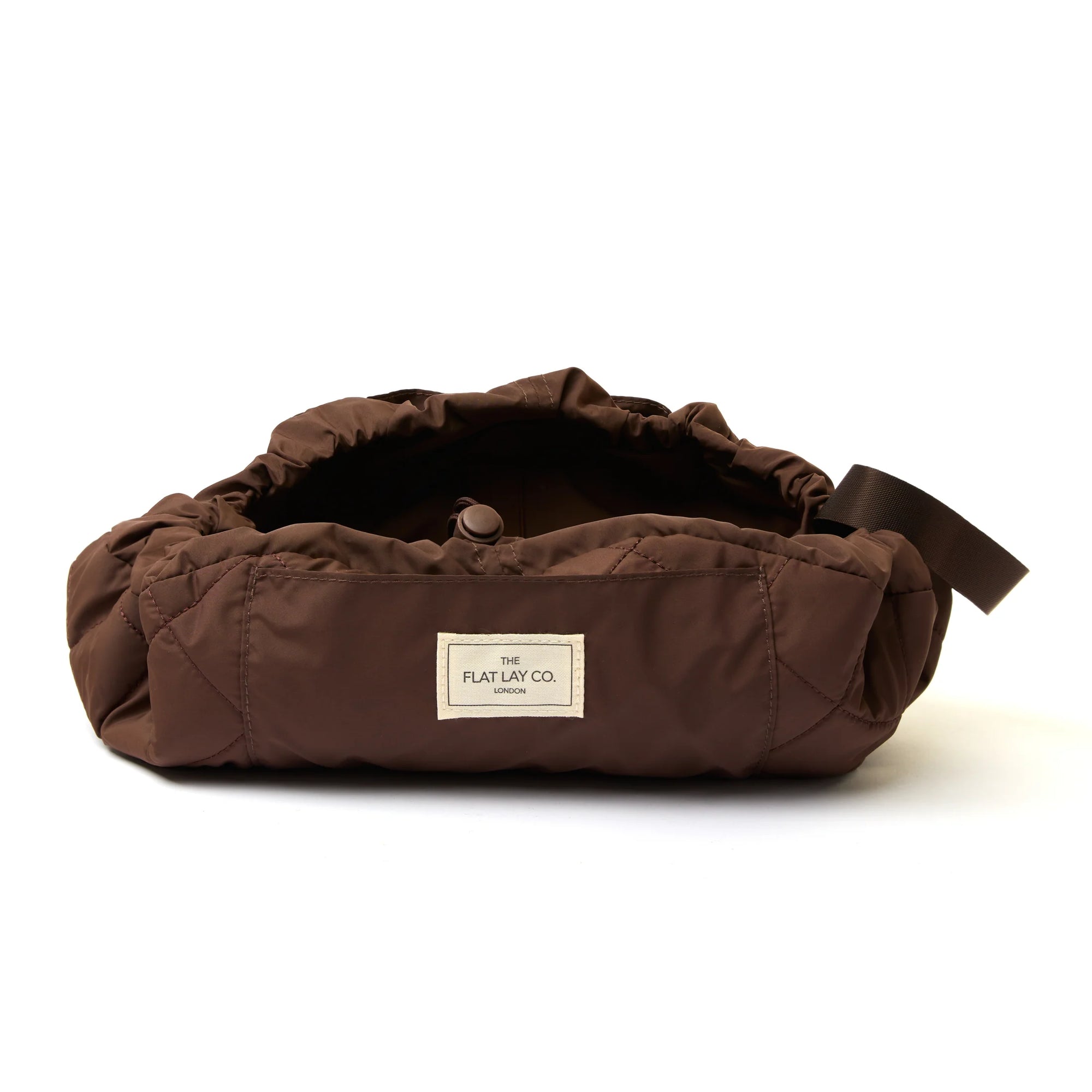 Drawstring Makeup Bag - Espresso