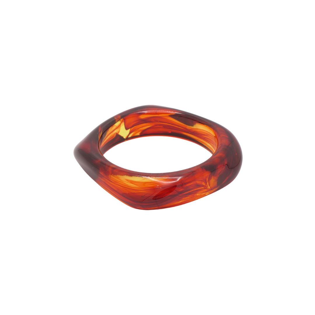 Bangle Bracelet - Red Espresso