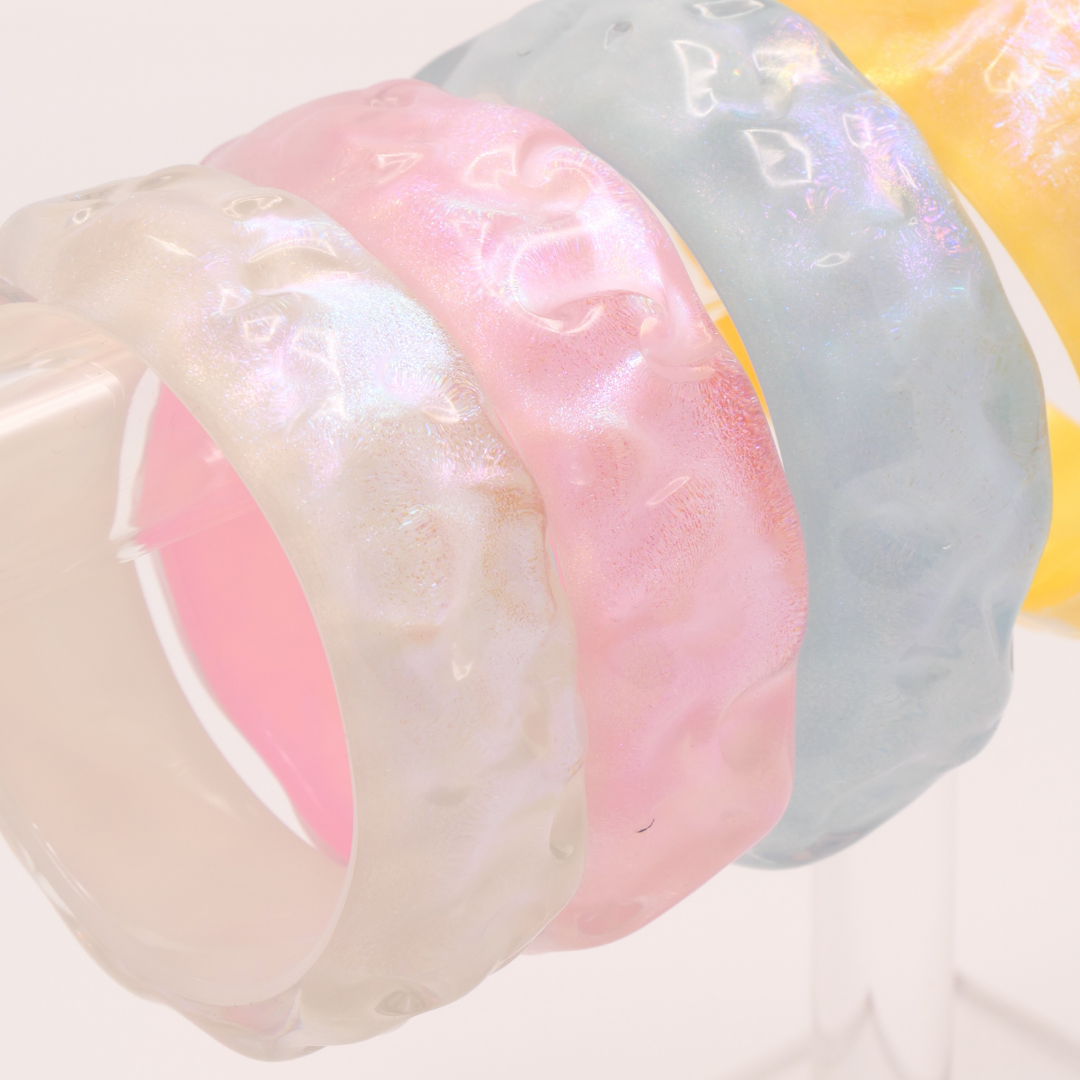 Shimmer Bangle - Tangerine