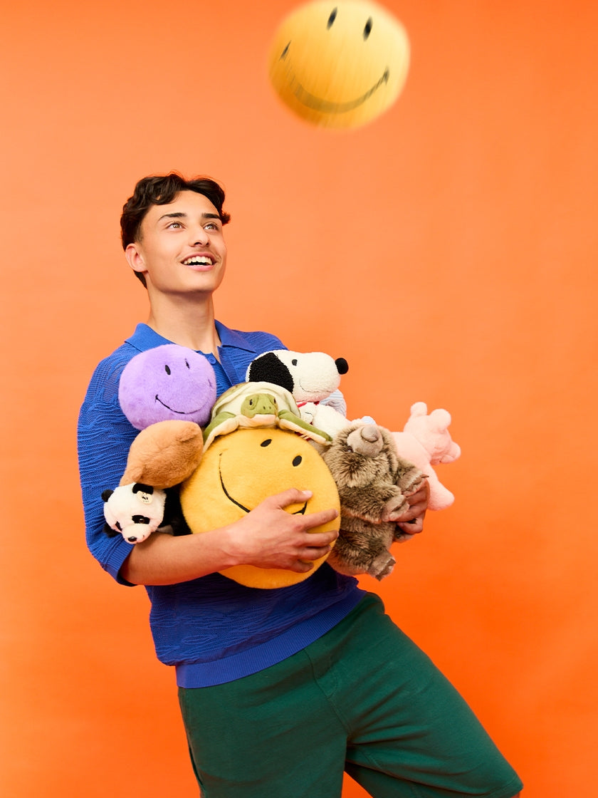 Smiley Fuzzy bangsi - 23cm