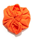 Parachute Drawstring Flat Lay Makeup Bag - Orange