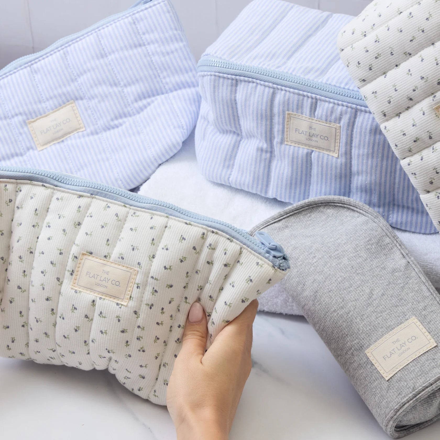 Essential Makeup Pouch - Cotton Ditsy Floral