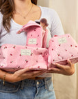 Makeup Box Bag - Ditsy Cherries