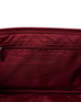 Makeup Box Bag - Burgundy Ditsy Roses