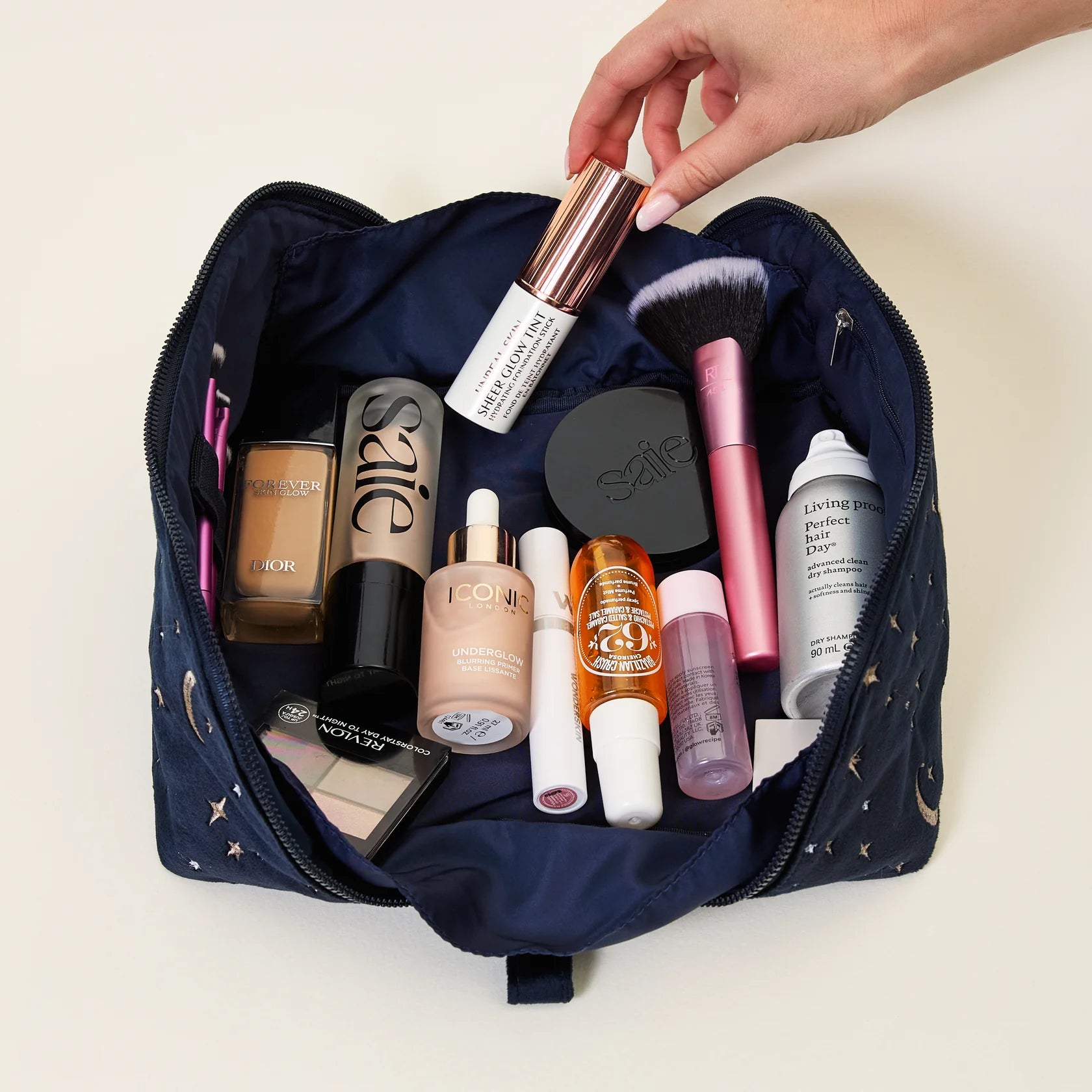 Makeup Box Bag - Celestial Blue