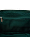 Makeup Box Bag - Green Leaves