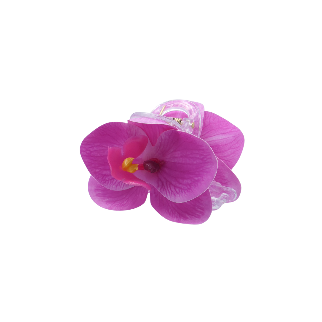 Orchid Flower Clip - Fuchsia
