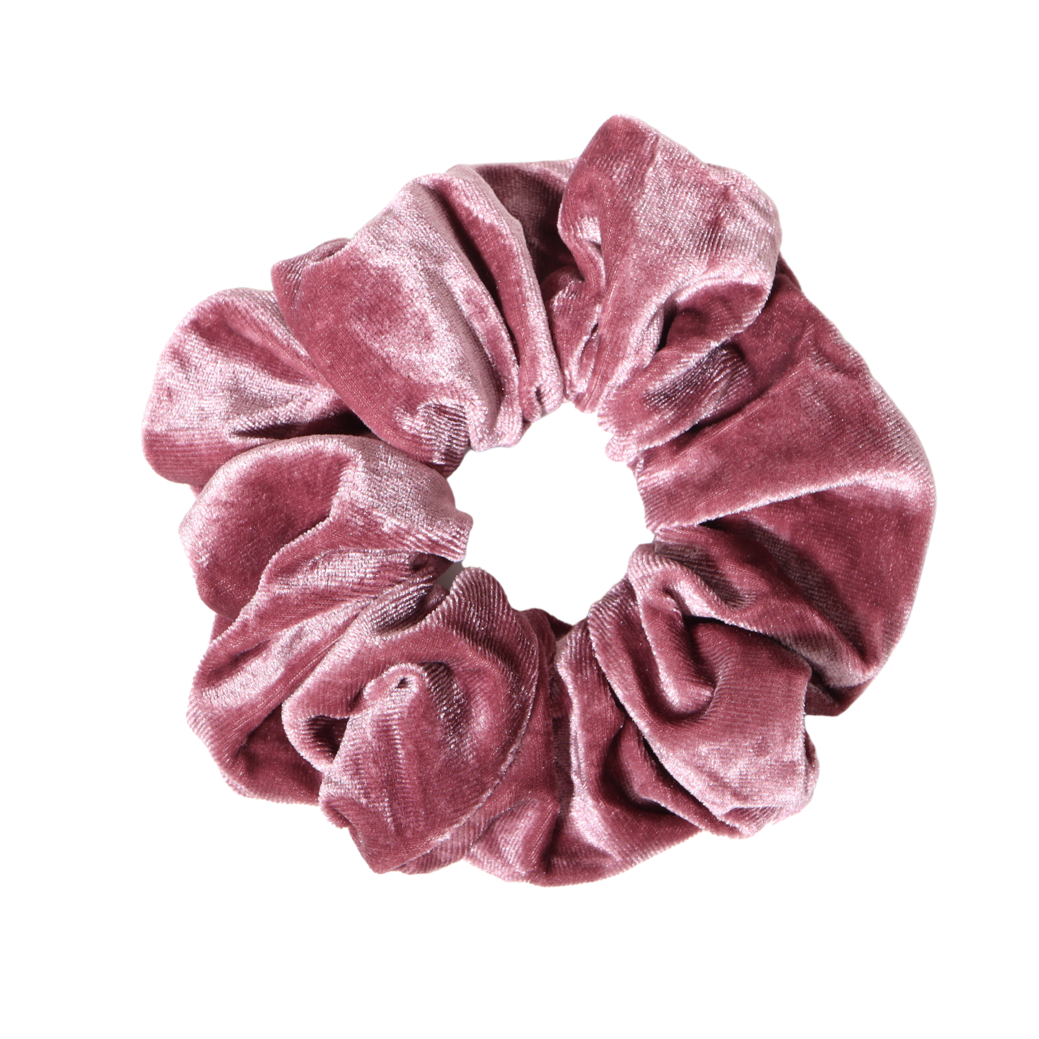 Oversized Velvet Scrunchie - Pink