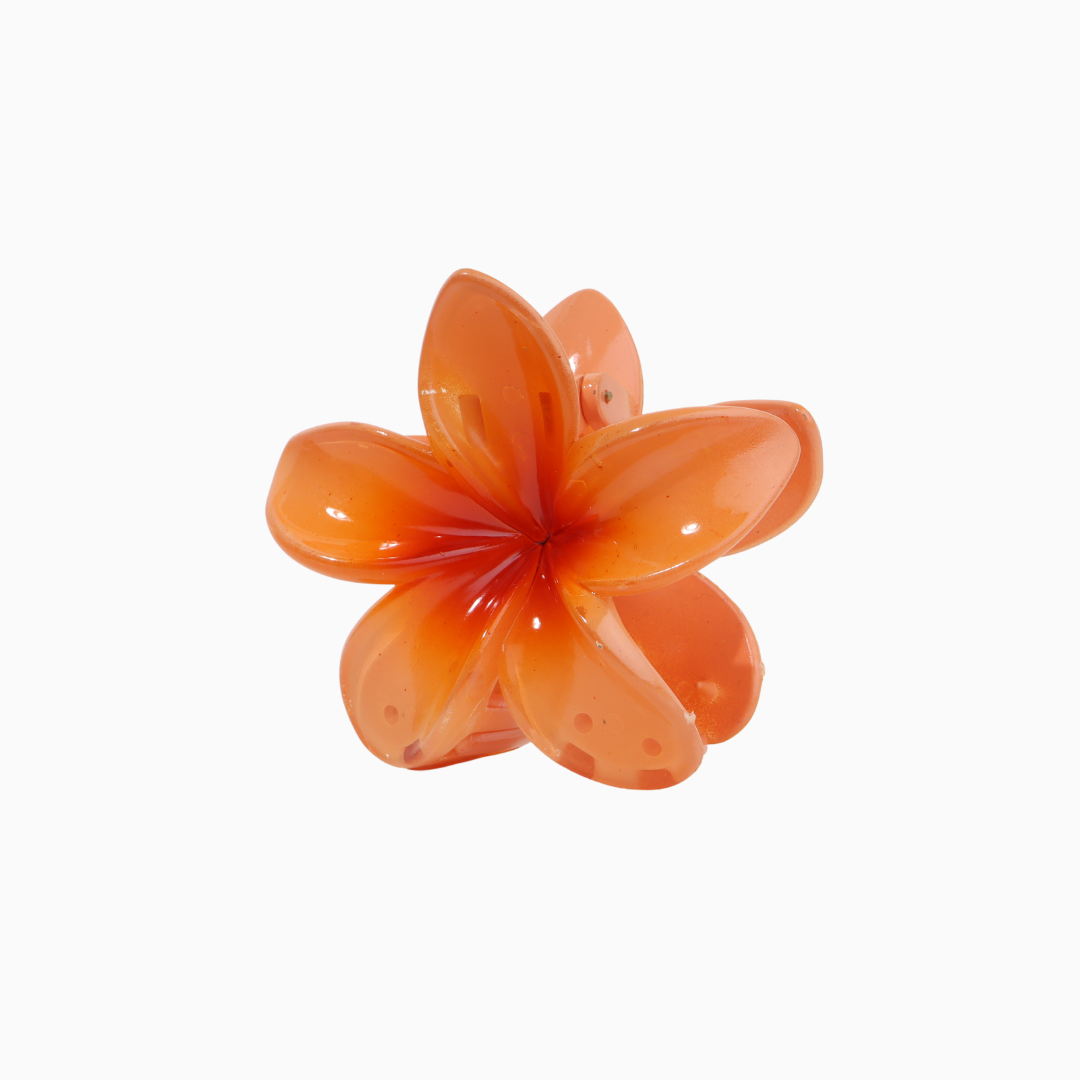 Flower Clip - Papaya
