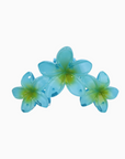 Triplet Flower Clip - Blue Blossom