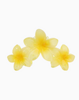 Triplet Flower Clip - Lemon