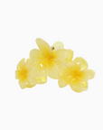 Triplet Flower Clip - Lemon