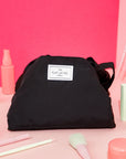 XXL Drawstring Flat Lay Makeup Bag - Classic Black