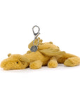 Golden Dragon Bag Charm