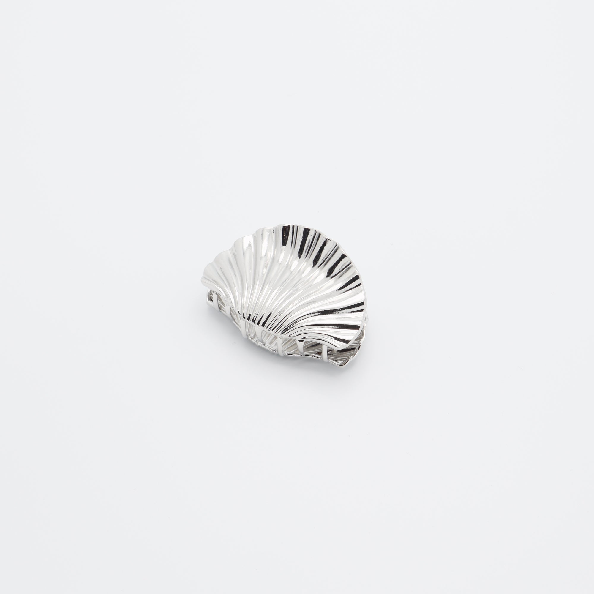 Seashell Hair Claw - Silver (small)