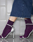 Glitter socks - Purple