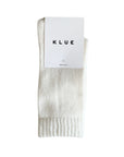 Plain merino socks - White