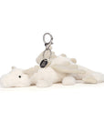 Snow Dragon Bag Charm