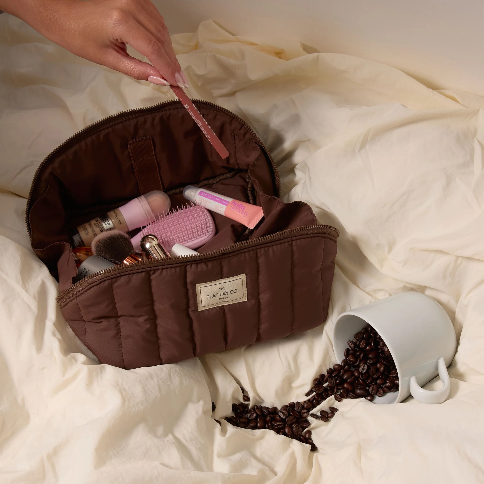 Makeup Box Bag - Espresso