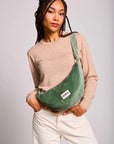 Andrea fanny pack - Mint Green Corduroy