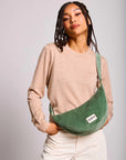 Andrea fanny pack - Mint Green Corduroy