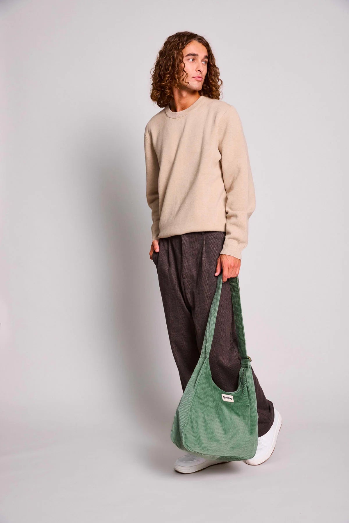 Claire bag - Mint Green Corduroy