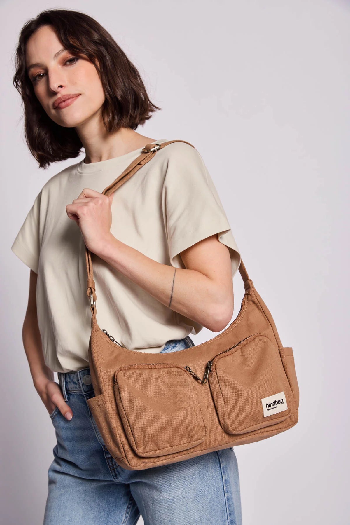 Emile multipocket bag - Cinnamon