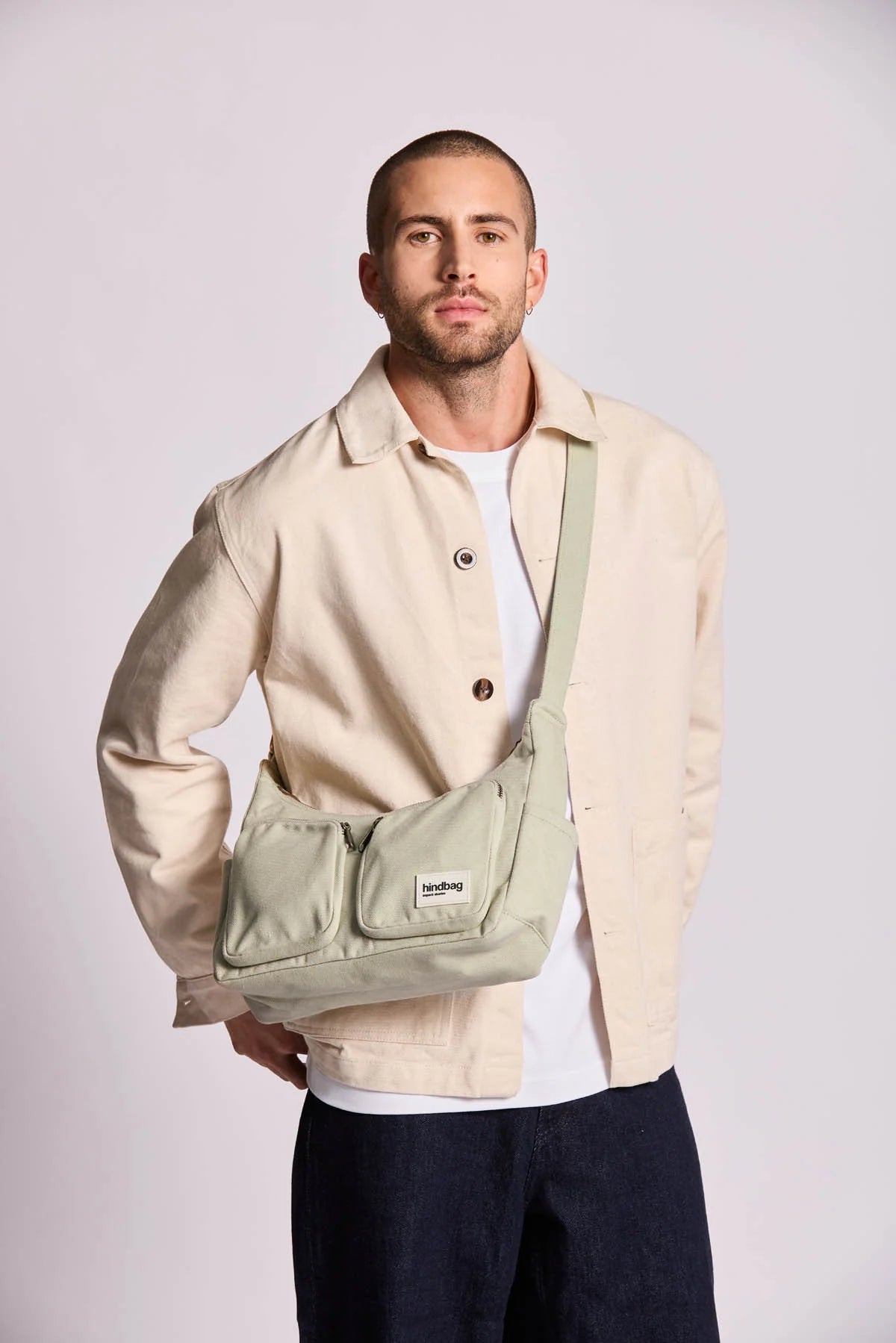 Emile multipocket bag - Clay Green