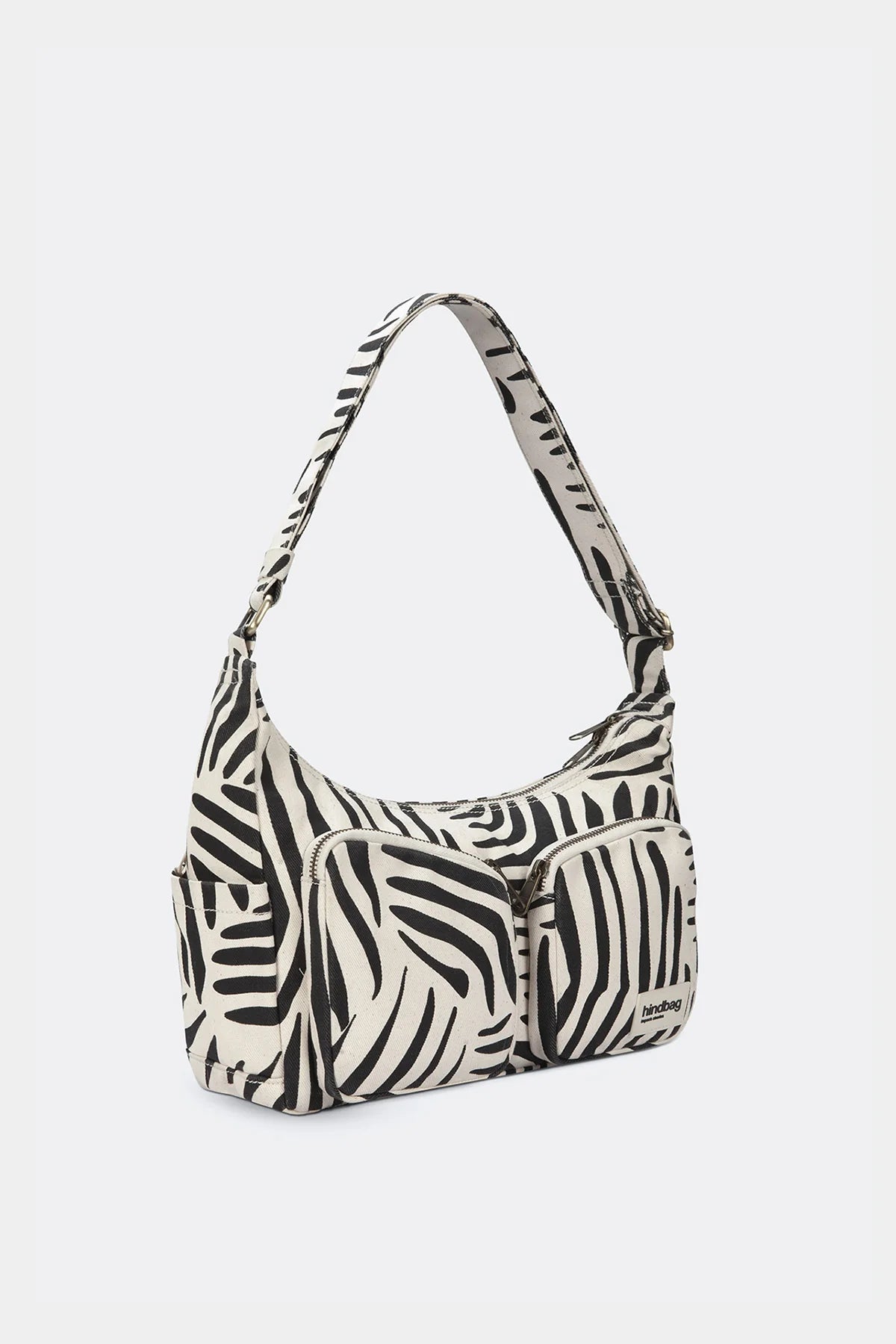 Emile multipocket bag - Zebra Ecru