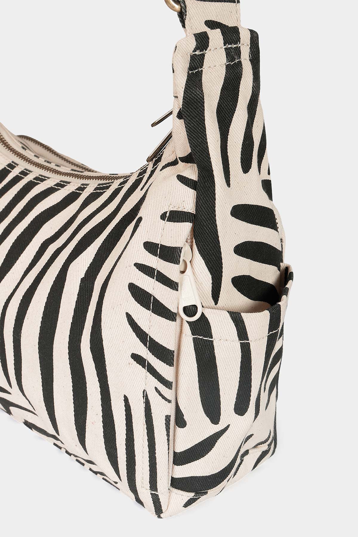 Emile multipocket bag - Zebra Ecru